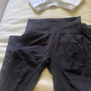 Black High-Waisted Leggings